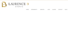 Tablet Screenshot of laurencebevents.com